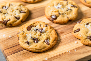 Homemade Tahini Chocolate Chip Cookies