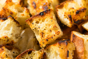 Homemade Crispy Bread Croutons