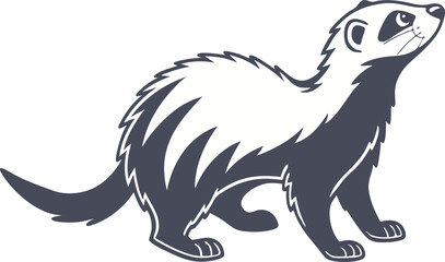 vector illustration of cartoon eagle
