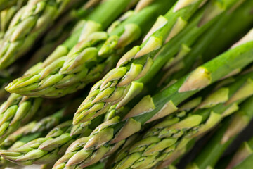 Raw Green Organic Asparagus Spears