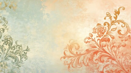 Vintage floral design background (11)