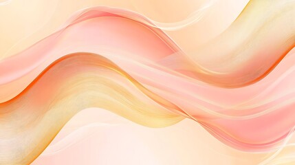 Abstract flowing curves, pastel colors