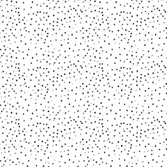 seamless pattern polka dots in black and white