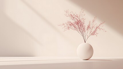 Minimalist vase with dried flowers (1)