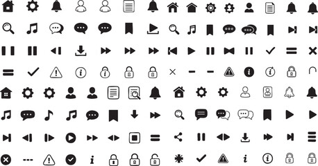 UI UX Icons Collection – Modern User Interface and Experience Design Elements