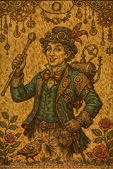 The Fool Tarot Card – Forest Adventurer Version