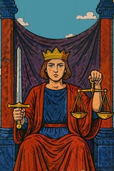 Justice Tarot Card