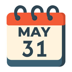 31 may calendar vector on white background
Vector calendar with date