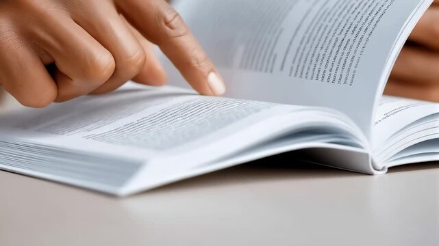 Person Reading a Book Organizing Knowledge