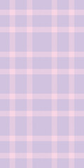 Happy fabric texture background, seventies vector textile check. Female seamless plaid pattern tartan in light and pink lace colors.