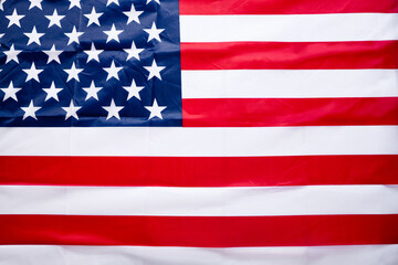 Naklejka premium United States flag with original colors