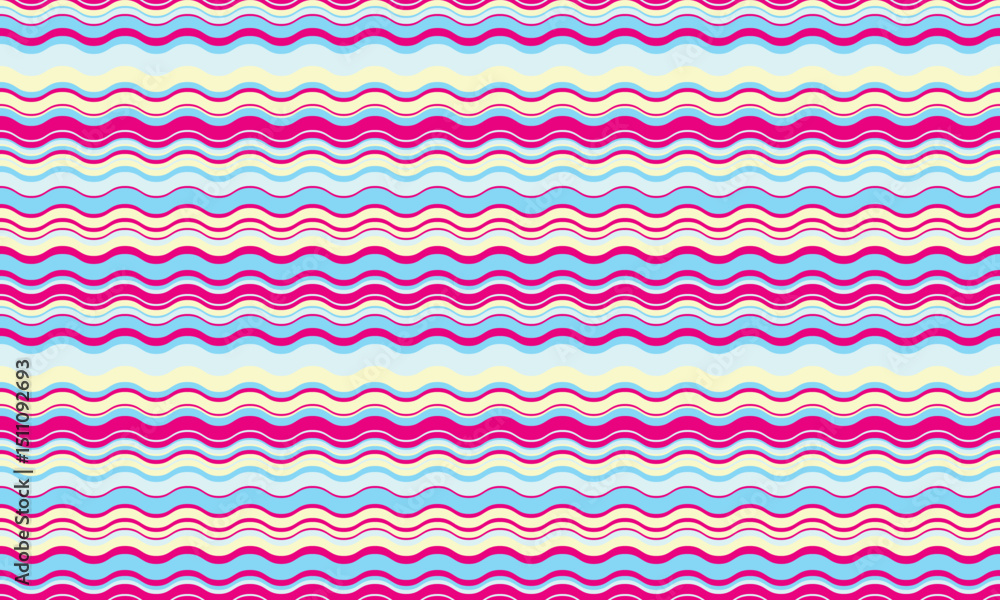 Poster abstract background with wavy stripes in vibrant colors, creating a rippled, liquid effect. smooth c