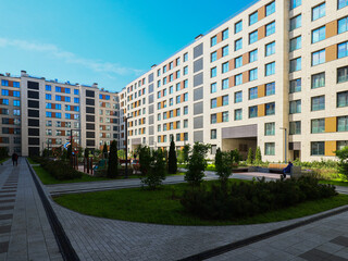 A Modern Urban Residential Complex Designed with Beautiful Green Landscaping Features