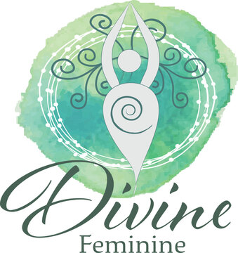 Divine Feminine Logo Template