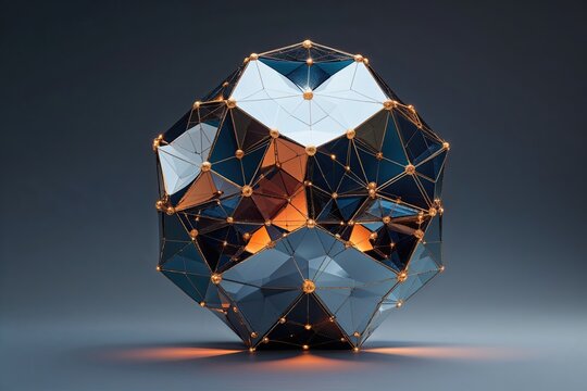 Revolutionary Polygonal Digital Framework Featuring Nodal Interactions and Advanced Technological Integration