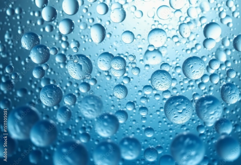 Poster delicate droplets cling to the textured surface of corrugated glass, creating a mesmerizing display 
