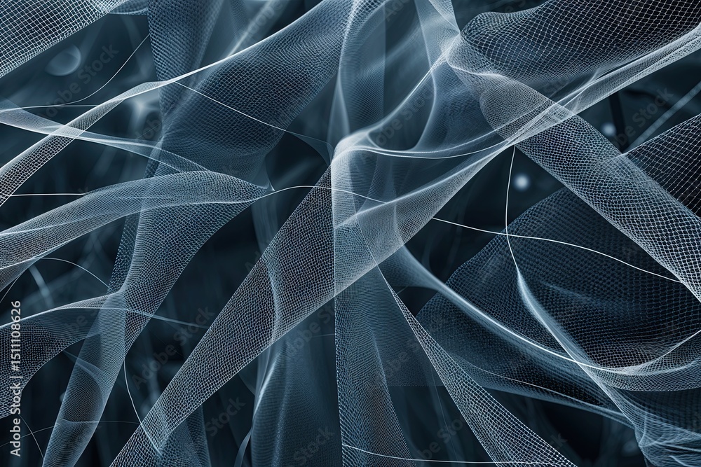Poster advanced tech mesh line abstract background design