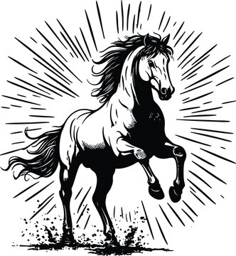 horse vector illustration