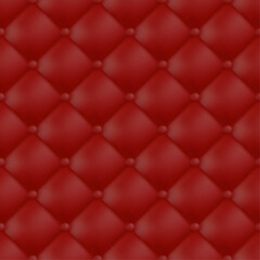 red chesterfield texture. seamless leather pattern