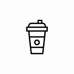 sipping cup icon sign vector