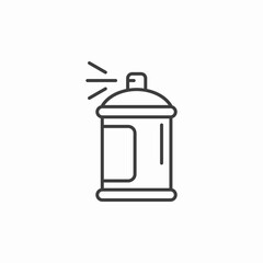 spray paint can icon sign vector