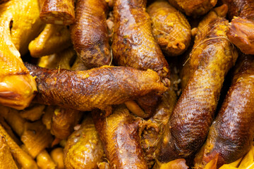 Colombian stuffed chicken neck - Traditional food