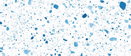 Abstract Blue Speckled Pattern Background