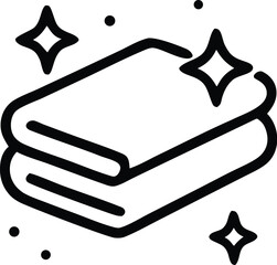 Clean Towels Icon