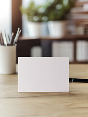 Elegant White Business Card for Professional Networking