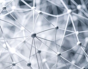 Abstract network of interconnected nodes