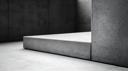 Abstract concrete structure