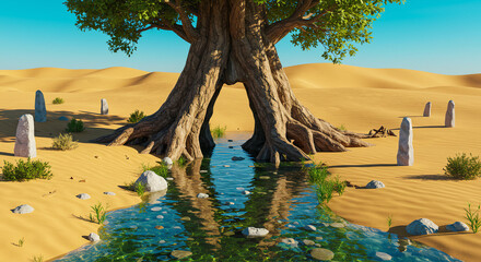 tree in the desert