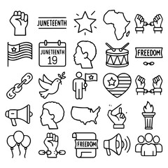 Juneteenth, about Juneteenth, Juneteenth icon