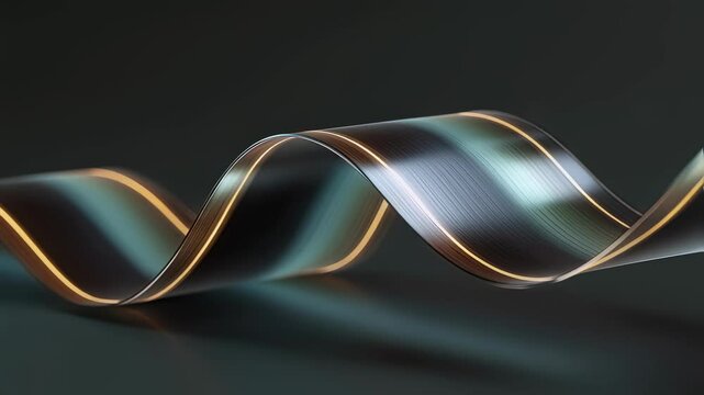 Flexible galliumnitride ribbon bending smoothly, revealing advanced potential for innovative wearable health monitoring technology and medical sensor design