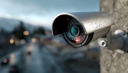 Security Camera Rain.