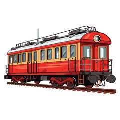 Professional Train Rail Wagon Transport Vector Illustration for Creative Designs