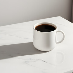 cup of coffee on the table