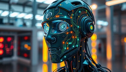 Futuristic Humanoid Robot Design