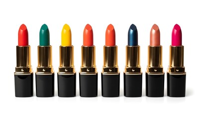 Lipstick Assortment in Various Colors for Makeup