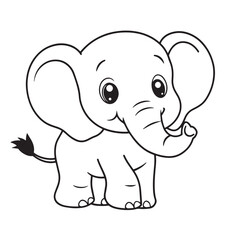 Obraz premium elephant clip art