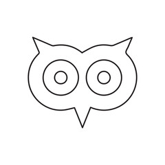owl line icon