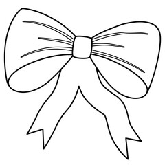 Ribbon line art