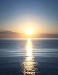 Obraz premium Beautiful sunrise, wonderful seascape - 아름다운 일출 (해돋이), 멋진 바다 풍경