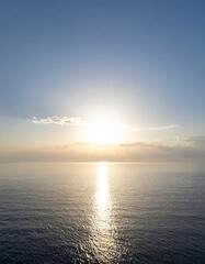 Naklejka premium Beautiful sunrise, wonderful seascape - 아름다운 일출 (해돋이), 멋진 바다 풍경