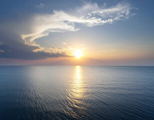 Fototapeta premium Beautiful sunrise, wonderful seascape - 아름다운 일출 (해돋이), 멋진 바다 풍경