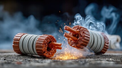 Electrical components failure