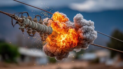 Electrical explosion equipment failure