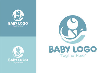 Baby Logo Soft and Gentle Design for Baby Brands