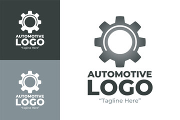 Modern Gear Automotive Logo for Auto Industry Service