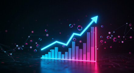 abstract background with colorful arrows